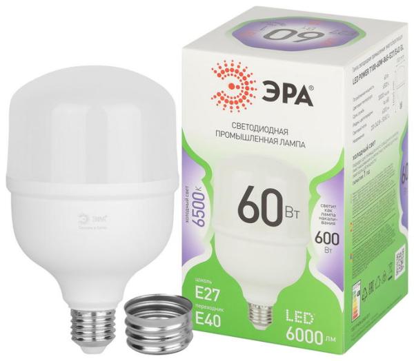 Лампа светодиодная ЭРА GREEN LINE LED POWER T100-60W-865-E27/E40 GL Е27/Е40 60 Вт колокол холодный свет Лампа светодиодная ЭРА GREEN LINE LED POWER T100-60W-865-E27/E40 GL Е27/Е40 60 Вт колокол холодный свет