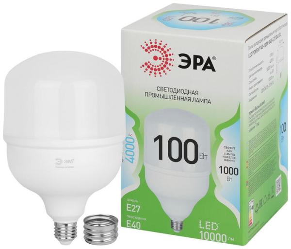 Лампа светодиодная ЭРА GREEN LINE LED POWER T140-100W-840-E27/E40 GL Е27/Е40 100 Вт колокол яркий белый свет Лампа светодиодная ЭРА GREEN LINE LED POWER T140-100W-840-E27/E40 GL Е27/Е40 100 Вт колокол яркий белый свет