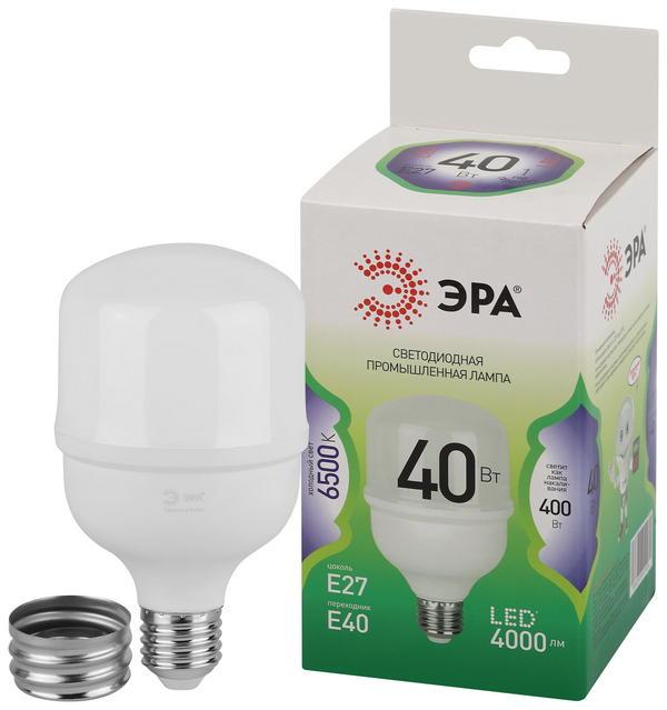 Лампа светодиодная ЭРА GREEN LINE LED POWER T80-40W-865-E27/E40 GL E27/E40 40 Вт колокол холодный свет Лампа светодиодная ЭРА GREEN LINE LED POWER T80-40W-865-E27/E40 GL E27/E40 40 Вт колокол холодный свет
