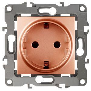 12-2101-14 ЭРА Розетка 2P+E Schuko, 16A-250В, IP20, Эра12, медь (10/100/2500) 12-2101-14 ЭРА Розетка 2P+E Schuko, 16A-250В, IP20, Эра12, медь (10/100/2500)