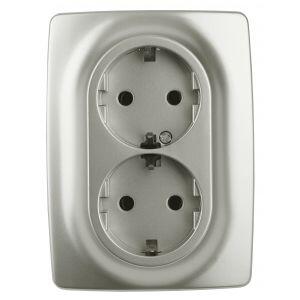 12-2106-15 ЭРА Розетка 2X2P+E Schuko, 16A-250В, IP20, Эра12, перламутр (10/100/1600) 12-2106-15 ЭРА Розетка 2X2P+E Schuko, 16A-250В, IP20, Эра12, перламутр (10/100/1600)