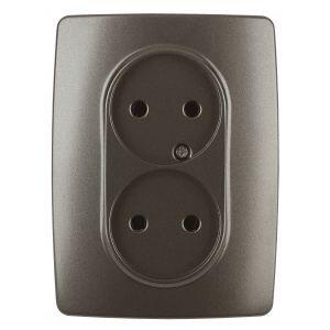 12-2107-13 ЭРА Розетка 2X2P, 16A-250В, IP20, Эра12, бронза (10/100/1600) 12-2107-13 ЭРА Розетка 2X2P, 16A-250В, IP20, Эра12, бронза (10/100/1600)