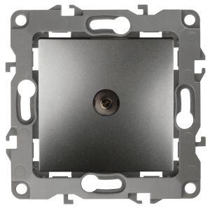 12-3101-12 ЭРА Розетка TV одиночная, IP20, Эра12, графит (10/100/2500) 12-3101-12 ЭРА Розетка TV одиночная, IP20, Эра12, графит (10/100/2500)