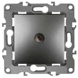 12-3102-12 ЭРА Розетка TV проходная, IP20, Эра12, графит (10/100/3200) 12-3102-12 ЭРА Розетка TV проходная, IP20, Эра12, графит (10/100/3200)