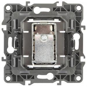 12-3102-13 ЭРА Розетка TV проходная, IP20, Эра12, бронза (10/100/3200)