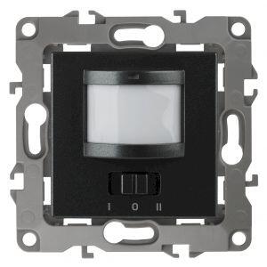 12-4103-05 ЭРА Датчик движения 2-проводной, 180-240В, 200Вт, IP20, Эра12, антрацит (6/60/1800) 12-4103-05 ЭРА Датчик движения 2-проводной, 180-240В, 200Вт, IP20, Эра12, антрацит (6/60/1800)