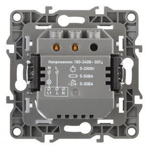 12-4103-05 ЭРА Датчик движения 2-проводной, 180-240В, 200Вт, IP20, Эра12, антрацит (6/60/1800) 12-4103-05 ЭРА Датчик движения 2-проводной, 180-240В, 200Вт, IP20, Эра12, антрацит (6/60/1800)
