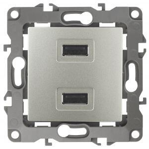 12-4110-15 ЭРА Устройство зарядное USB, 230В/5В-2100мА, IP20, Эра12, перламутр (6/60/1920) 12-4110-15 ЭРА Устройство зарядное USB, 230В/5В-2100мА, IP20, Эра12, перламутр (6/60/1920)