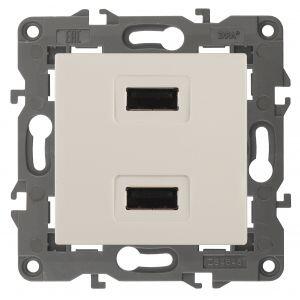 14-4110-02 ЭРА Устройство зарядное USB, 230В/5В-2100мА, IP20, Эра Elegance, сл.кость (6/60/1920) 14-4110-02 ЭРА Устройство зарядное USB, 230В/5В-2100мА, IP20, Эра Elegance, сл.кость (6/60/1920)