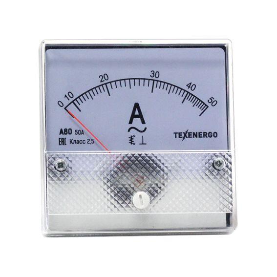 Амперметр А80 50А - 2,5 Амперметр А80 50А - 2,5
