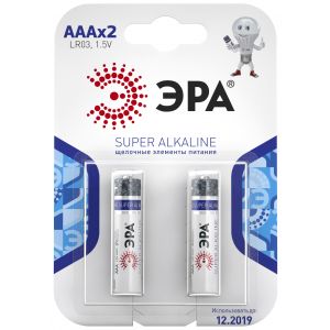 Батарейки ЭРА LR03-2BL SUPER Alkaline (60/480/19200)