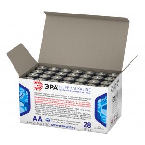 Батарейки ЭРА LR6-28 box SUPER Alkaline (28/840/18480)