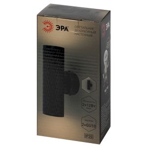 Декоративная подсветка ЭРА WL46 BK MR16 GU10 12Вт черный IP20 для интерьера стен фасадов зданий Декоративная подсветка ЭРА WL46 BK MR16 GU10 12Вт черный IP20 для интерьера стен фасадов зданий