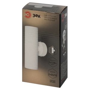 Декоративная подсветка ЭРА WL46 WH MR16 GU10 12Вт белый IP20 для интерьера стен фасадов зданий Декоративная подсветка ЭРА WL46 WH MR16 GU10 12Вт белый IP20 для интерьера стен фасадов зданий