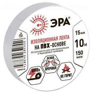 ЭРА ПВХ-изолента 15мм*10м белая (10/500/16000)