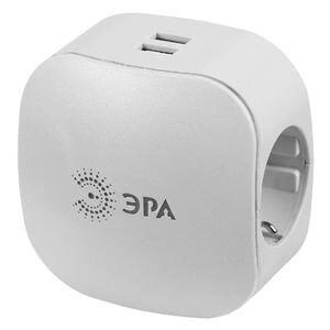 ЭРА Тройник SP-3e-USB-2A 3гн 220V + 2xUSB 2100mA, c заземл, со шт (белый) (6/36/864) ЭРА Тройник SP-3e-USB-2A 3гн 220V + 2xUSB 2100mA, c заземл, со шт (белый) (6/36/864)