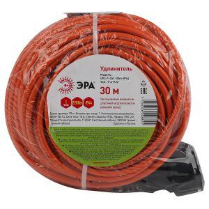 ЭРА Удлинитель силовой UPx-1-2x1-30m-IP44 в бухте б/з 30м 1 гн ПВС 2х1 (8/192)
