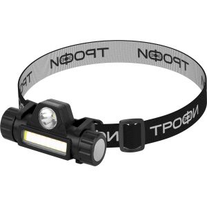 Фонарь налобный светодиодный Трофи GA-101 аккумуляторный 3 Вт COB + 3 Вт LED 2 режима магнит Фонарь налобный светодиодный Трофи GA-101 аккумуляторный 3 Вт COB + 3 Вт LED 2 режима магнит