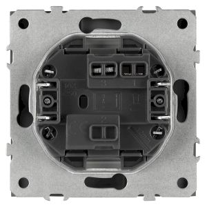 Кнопка ЭРА Galaxy 15-1109-05 10АХ-250В IP20 антрацит
