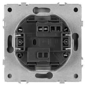 Кнопка ЭРА Galaxy 15-1109-06 10АХ-250В IP20 графит