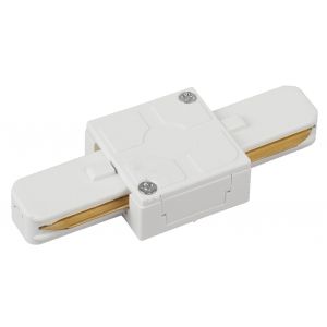 Коннектор ЭРА TR7-C 2W I WH для однофазного шинопровода белый