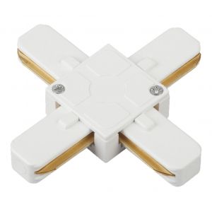 Коннектор ЭРА TR7-C 2W X WH для однофазного шинопровода Х-образный белый Коннектор ЭРА TR7-C 2W X WH для однофазного шинопровода Х-образный белый