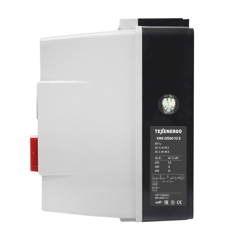 Контактор КМИ 22560 25А 220В У2 Класс Б РТИ 1310 (4-6А) Теxenergo Контактор КМИ 22560 25А 220В У2 Класс Б РТИ 1310 (4-6А) Теxenergo