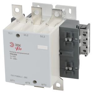 Контактор КТИ-5225 ЭРА PRO KKT50-225-400-10-E 225А 400В/АС3 Контактор КТИ-5225 ЭРА PRO KKT50-225-400-10-E 225А 400В/АС3