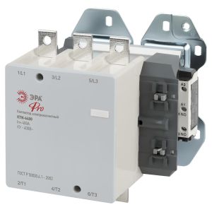 Контактор КТИ-6400 ЭРА PRO KKT60-400-400-10-E 400А 400В/АС3 Контактор КТИ-6400 ЭРА PRO KKT60-400-400-10-E 400А 400В/АС3