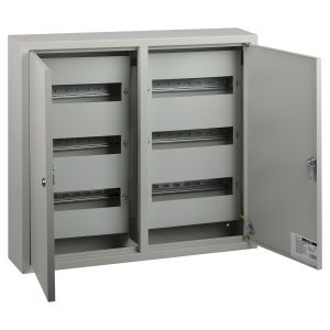Корпус металлический навесной ЭРА ЩРН-72 2-х дверный (540х600х120) IP31 УХЛЗ серый