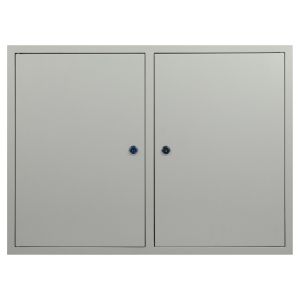 Корпус металлический навесной ЭРА ЩРН-90 2-х дверный (500х680х120) IP31 УХЛЗ серый