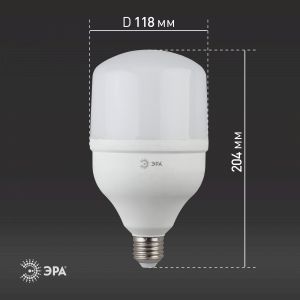 Лампа светодиодная ЭРА STD LED POWER T120-40W-6500-E27 E27 / Е27 40Вт колокол холодный дневной свет Лампа светодиодная ЭРА STD LED POWER T120-40W-6500-E27 E27 / Е27 40Вт колокол холодный дневной свет