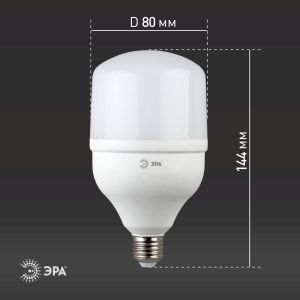Лампа светодиодная ЭРА STD LED POWER T80-20W-4000-E27 E27 / Е27 20Вт колокол нейтральный белый свет Лампа светодиодная ЭРА STD LED POWER T80-20W-4000-E27 E27 / Е27 20Вт колокол нейтральный белый свет