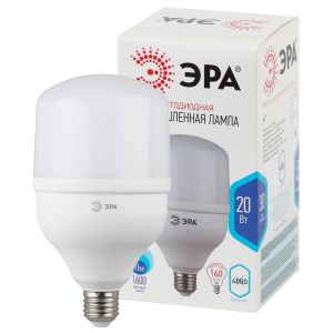 Лампа светодиодная ЭРА STD LED POWER T80-20W-4000-E27 E27 / Е27 20Вт колокол нейтральный белый свет Лампа светодиодная ЭРА STD LED POWER T80-20W-4000-E27 E27 / Е27 20Вт колокол нейтральный белый свет