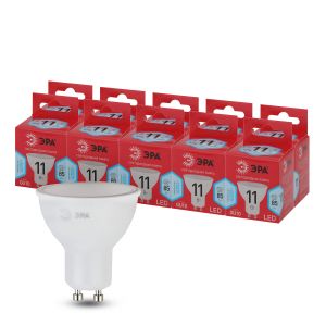Лампочка светодиодная ЭРА RED LINE LED MR16-11W-840-GU10 R GU10 11 Вт софит нейтральный белый свет