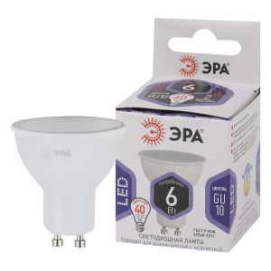 Лампочка светодиодная ЭРА STD LED MR16-6W-860-GU10 GU10 6Вт софит холодный дневной свет Лампочка светодиодная ЭРА STD LED MR16-6W-860-GU10 GU10 6Вт софит холодный дневной свет