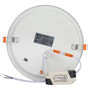 LED 1-18-4K Светильник ЭРА светодиодный круглый LED 18W 220V 4000K (20/420)