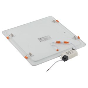 LED 2-24-6K Светильник ЭРА светодиодный квадратный LED 24W 220V 6500K (20/240)