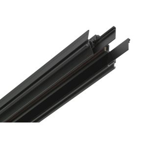 Магнитный трековый шинопровод ЭРА TRM-PC20-300 B встраиваемый для натяжных потолков 3м черный для системы NOVA ver.2