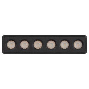 Магнитный трековый светильник ЭРА TRM-S5-2-6W4K BK светодиодный 6Вт 4000К черный для системы S5