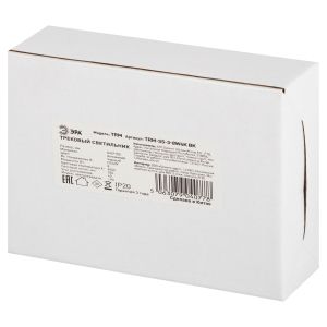 Магнитный трековый светильник ЭРА TRM-S5-3-8W4K BK светодиодный 8Вт 4000К черный для системы S5