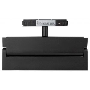 Магнитный трековый светильник ЭРА TRM20-2-22-12W3K-B для системы NOVA 48V 12Вт 3000К заливающий свет черный
