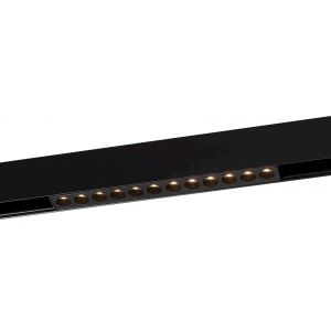 Магнитный трековый светильник ЭРА TRM20-3-22-12W3K-B для системы NOVA 48V 12Вт 3000К направленный свет черный