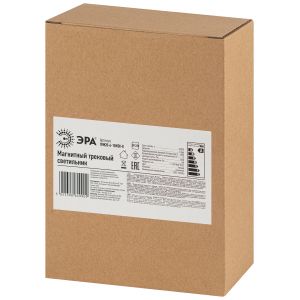 Магнитный трековый светильник ЭРА TRM20-6-15W3K-B для системы NOVA 48V 15Вт 3000К направленный свет черный Магнитный трековый светильник ЭРА TRM20-6-15W3K-B для системы NOVA 48V 15Вт 3000К направленный свет черный