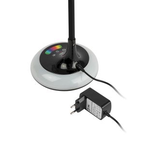 Настольный светильник ЭРА NLED-481-10W-BK светодиодный с RGB ночником черный Настольный светильник ЭРА NLED-481-10W-BK светодиодный с RGB ночником черный