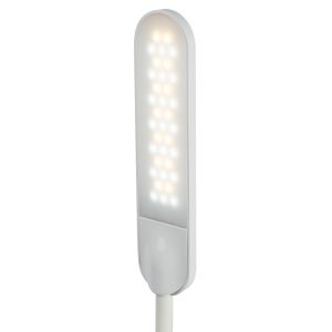 Настольный светильник ЭРА NLED-481-10W-W светодиодный с RGB ночником белый
