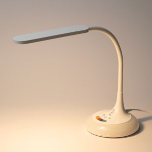 Настольный светильник ЭРА NLED-481-10W-W светодиодный с RGB ночником белый