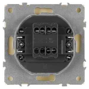 Переключатель ЭРА Galaxy 15-1108-04 перекрёстный 10АХ-250В IP20 шампань
