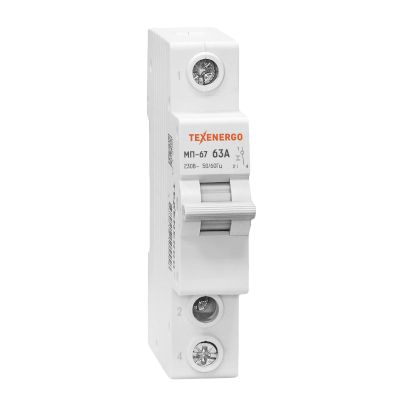 Переключатель модульный трехпозиционный МП-67 1п 63А Texenergo Переключатель модульный трехпозиционный МП-67 1п 63А Texenergo
