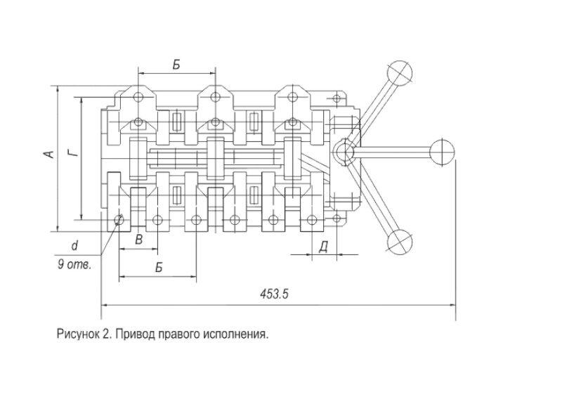 Переключатель-разъединитель ВД1-3751П 400А